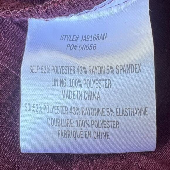 NWT Anthropologie Eva Franco Charley Sleeveless Jumpsuit Plum Size Small - Picture 10 of 11